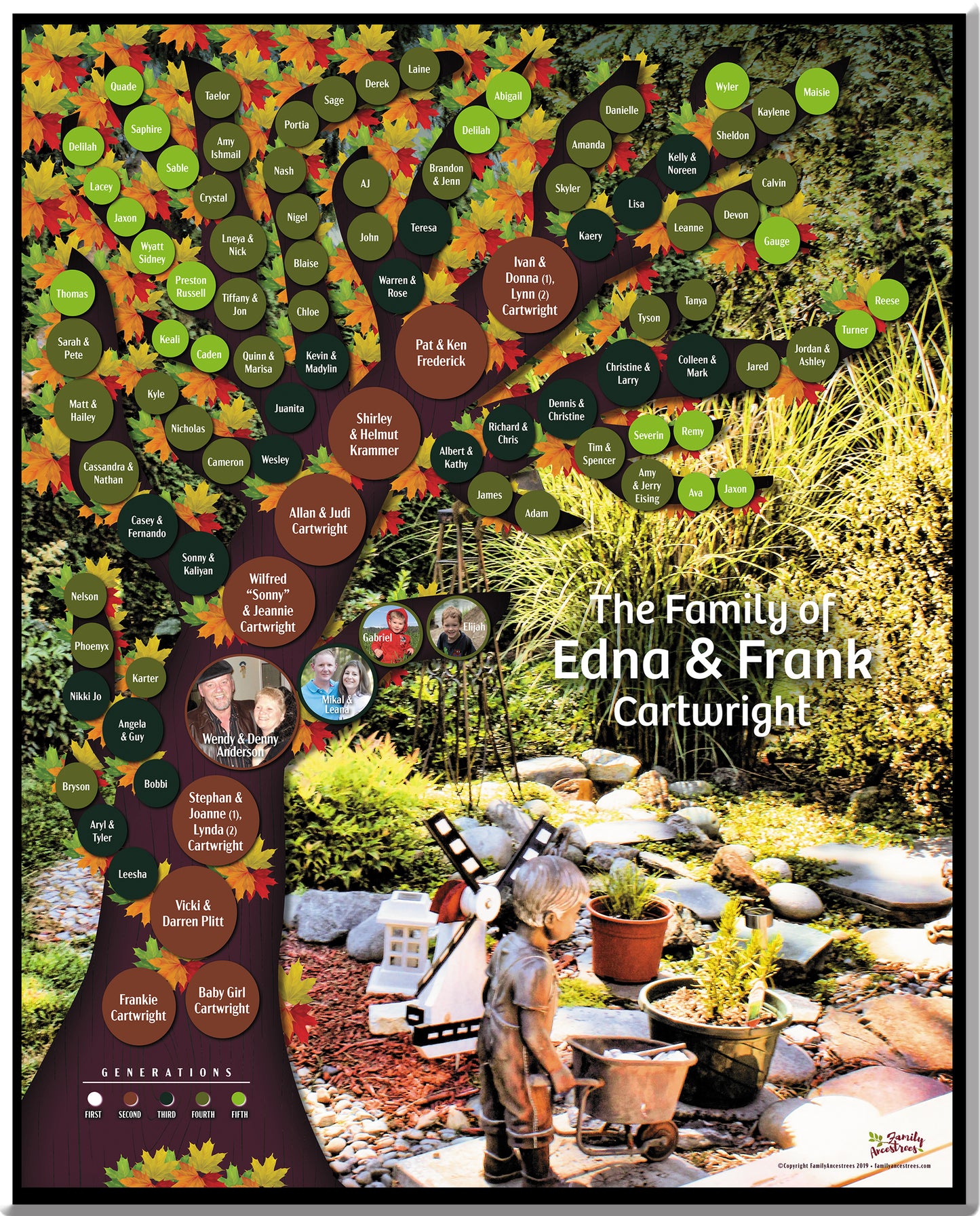Heirloom Living Tree Poster Design (Deposit)