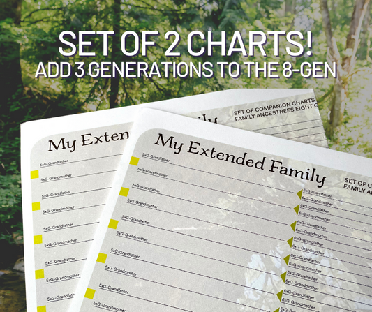 Extension Charts, Companion set of 2 charts